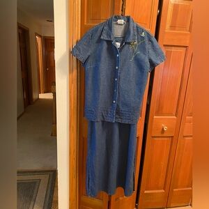 Denim Jacket and Dress Set